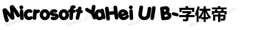 Microsoft YaHei UI B字体转换